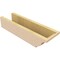 Ekena Millwork 6in. W x 4in. H x 20in. L Asheboro Woodgrain TimberThane Rafter Tail, Primed Tan RFTUR06X04X20ASHRCPR - alternate 2